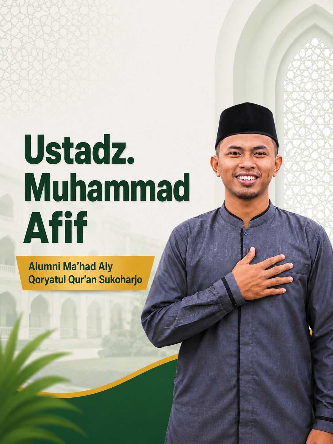 Foto ustadz PPTQ Bilal bin Rabah