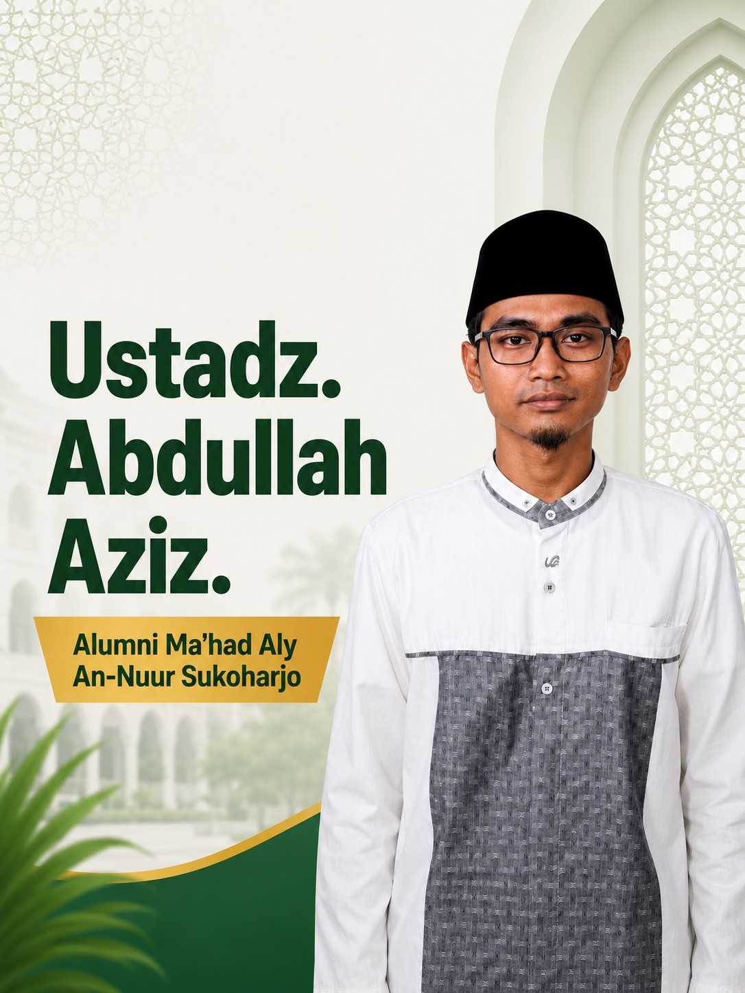 Foto ustadz PPTQ Bilal bin Rabah