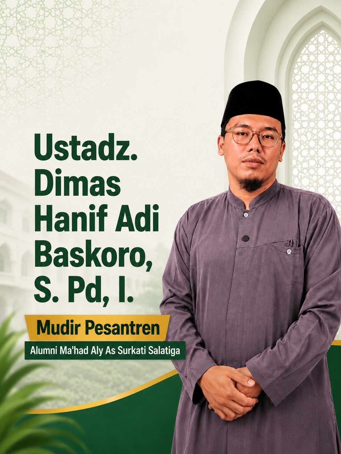 Foto ustadz PPTQ Bilal bin Rabah